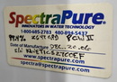 SpectraPure PCWII 2642GPD Reverse Osmosis System Pentair Tanks *new surplus - Tech Equipment Spares, LLC