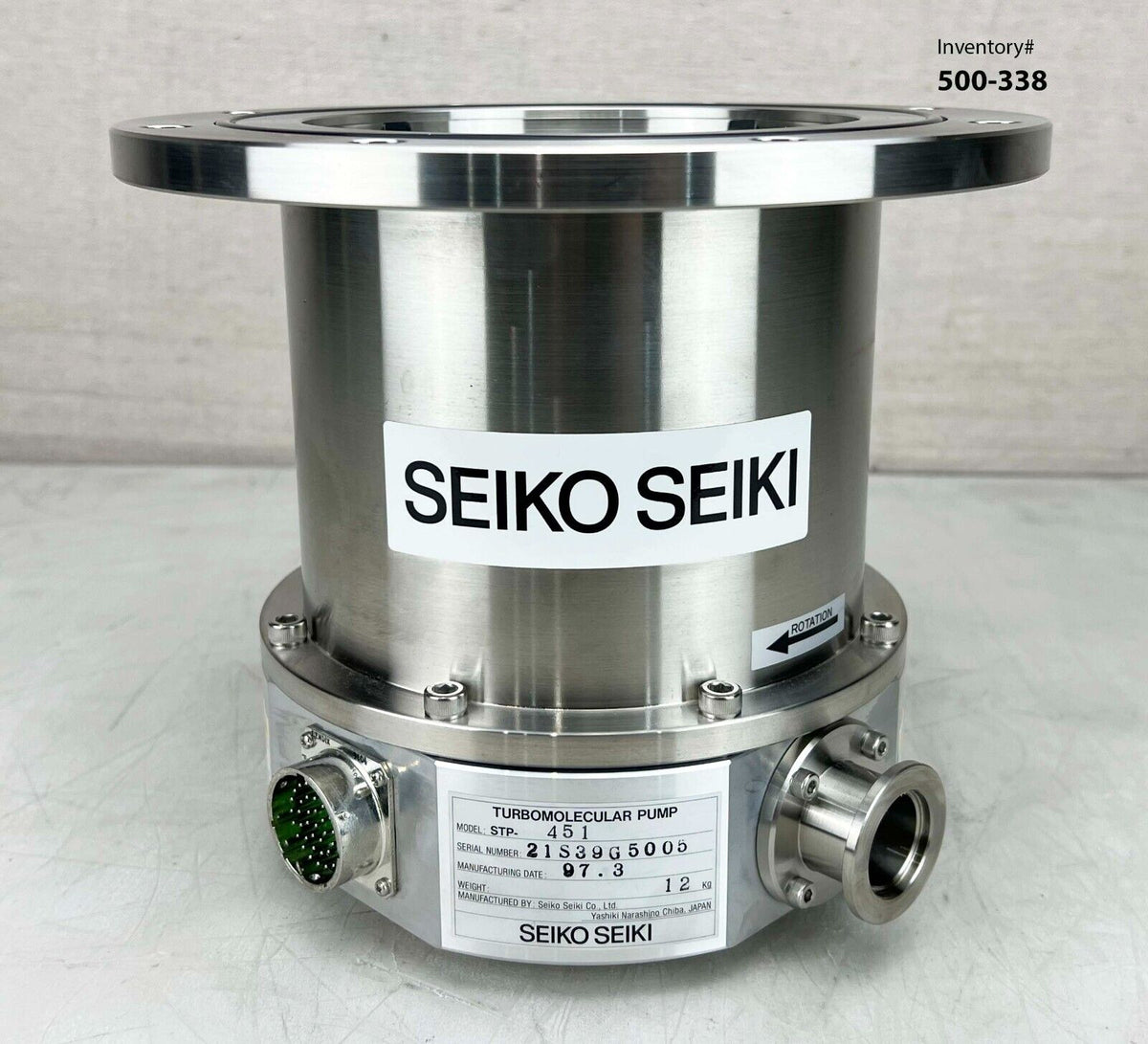 Seiko Seiki STP-451 Turbo Pump *used tested working | Tech