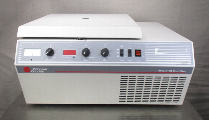 Beckman Coulter Allegra-6R Refrigerated Benchtop Centrifuge w/ GH-3.8A Buckets