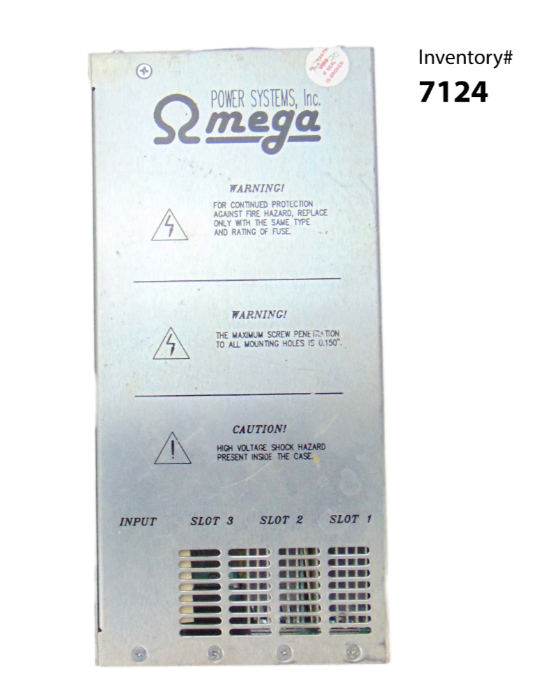 Omega MG3-1F-1F-P Power Supply *used working - Tech Equipment Spares, LLC