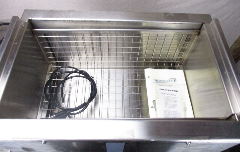 SharperTek 10G Ultrasonic Cleaning Tank 900 Ultrasonic Generator *used working