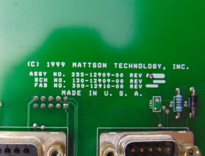 Mattson 255-12909-00 Circuit Board *used working - Tech Equipment Spares, LLC