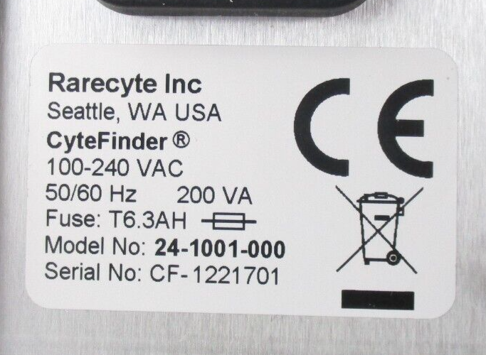 Rarecyte 24-1001-000 CyteFinder Cell Analysis System *untested