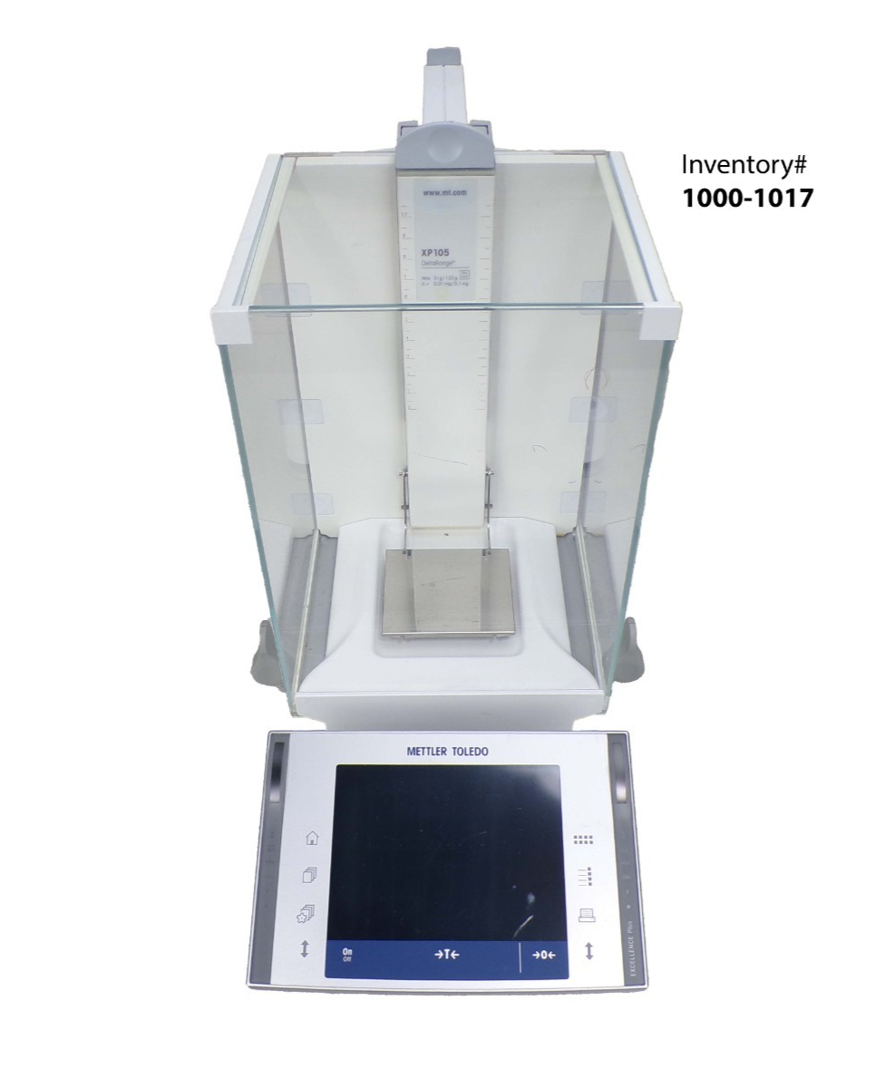 Mettler Toledo XP105 DeltaRange Analytical Balance *used working | Tech ...