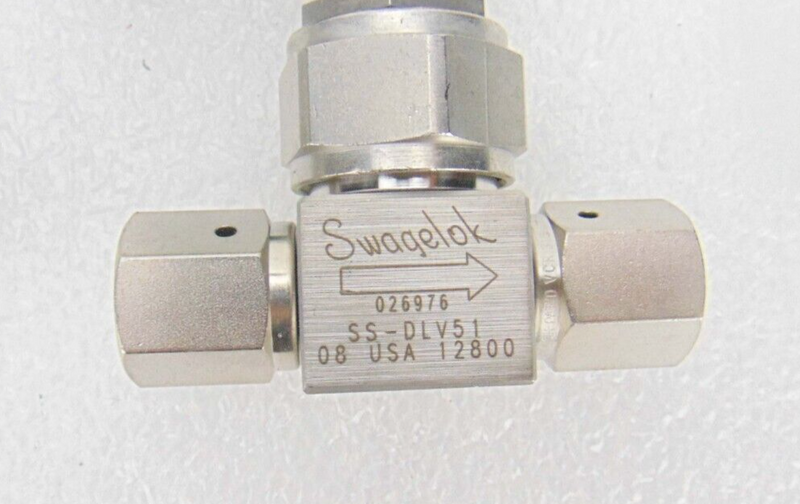 Swagelok SS-DLV51 Stainless Steel Valve, lot of 4 *used working