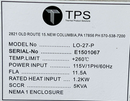 TPS Thermal Products Solutions Blue M LO-27-P Oven *used working - Tech Equipment Spares, LLC