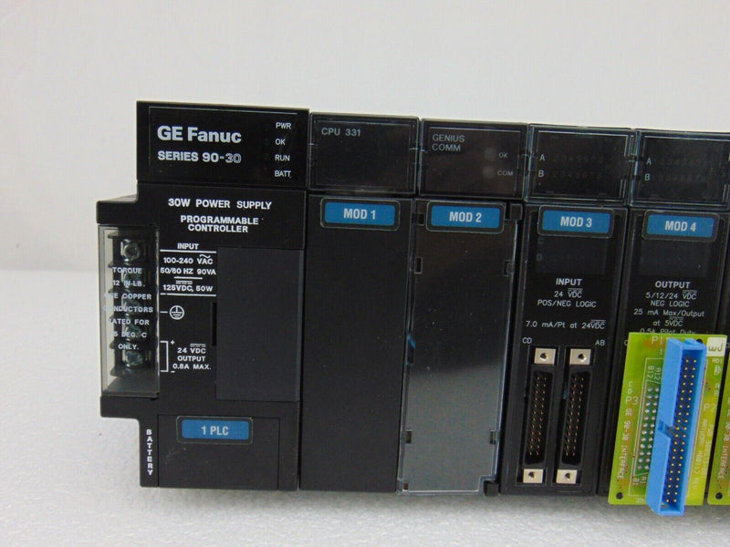 GE Fanuc 90-30 PLC IC693CPU331W IC693CMM301G C693MDL566E IC693MDL752D IC693MDL94 - Tech Equipment Spares, LLC