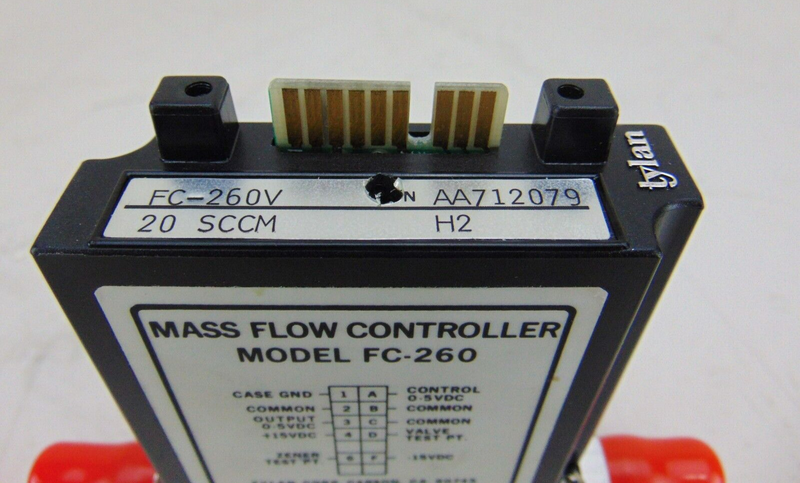Tylan FC-260V Mass Flow Controller 200sccm H2 *calibrated - Tech Equipment Spares, LLC