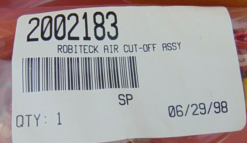 Lam 2002183 Robitek Air Cutoff Assy Clipard EVB-3 Electronic Valve Booster - Tech Equipment Spares, LLC