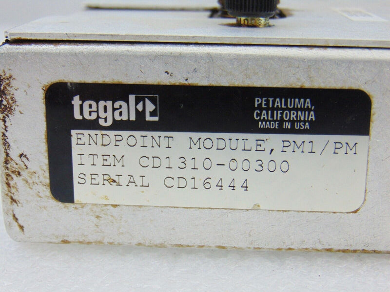 Tegal CD1310-00300 Endpoint Module PM1 PM Tegal 6550 Etcher *used working - Tech Equipment Spares, LLC