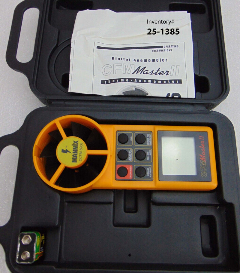 Mannix DCFM 8906 CFM Master II *used working - Tech Equipment Spares, LLC