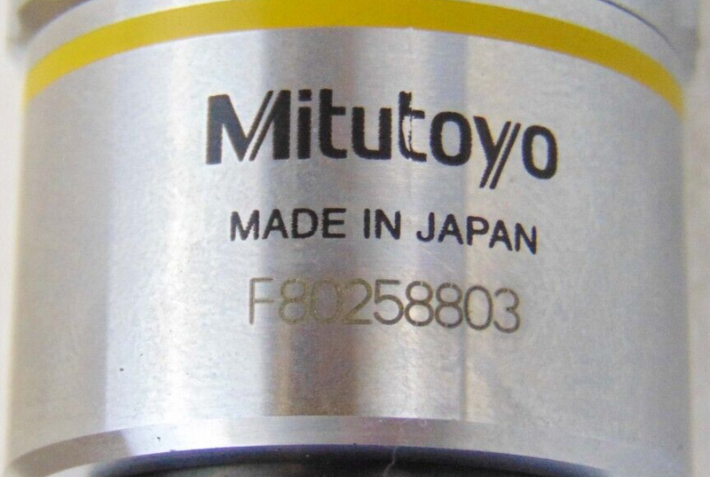 Mitutoyo M Plan Apo 10x / 0.28 Objective *used working - Tech Equipment Spares, LLC