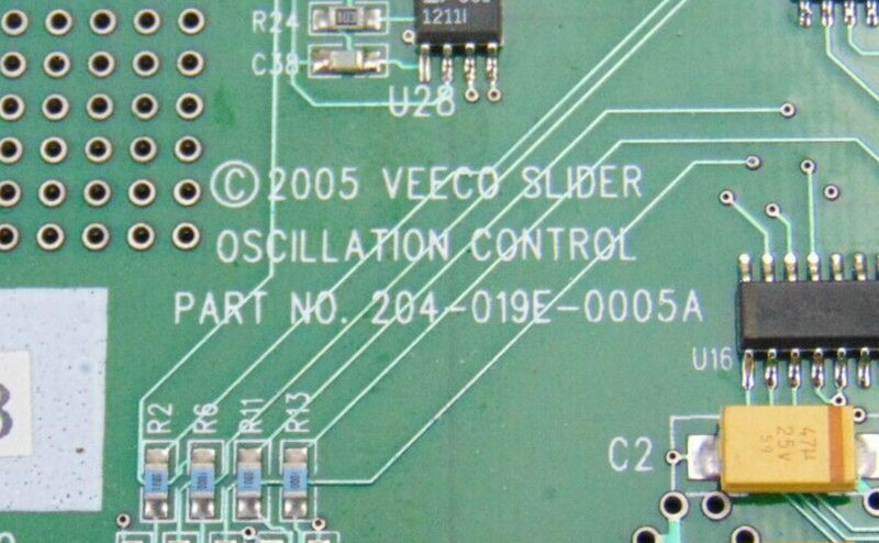 Veeco 204-019E-0005A Slider Oscillation Control Circuit Board *used working - Tech Equipment Spares, LLC