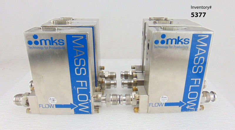 MKS 1579A00132LR1BV713 Mass Flow Controller 300 slm He, lot of 6 *used working - Tech Equipment Spares, LLC
