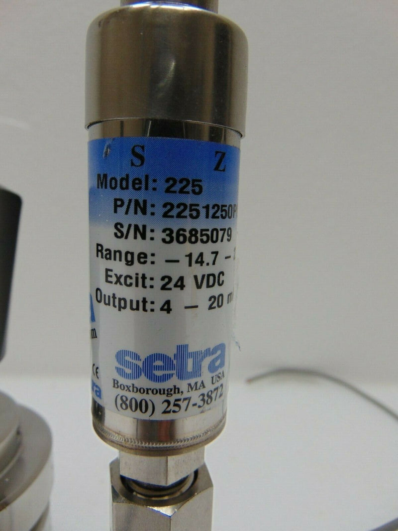 Tescom Setra 44-3262HT63-354 2251250PCC411B1 Regulator Transducer Inlet 100 PSI - Tech Equipment Spares, LLC