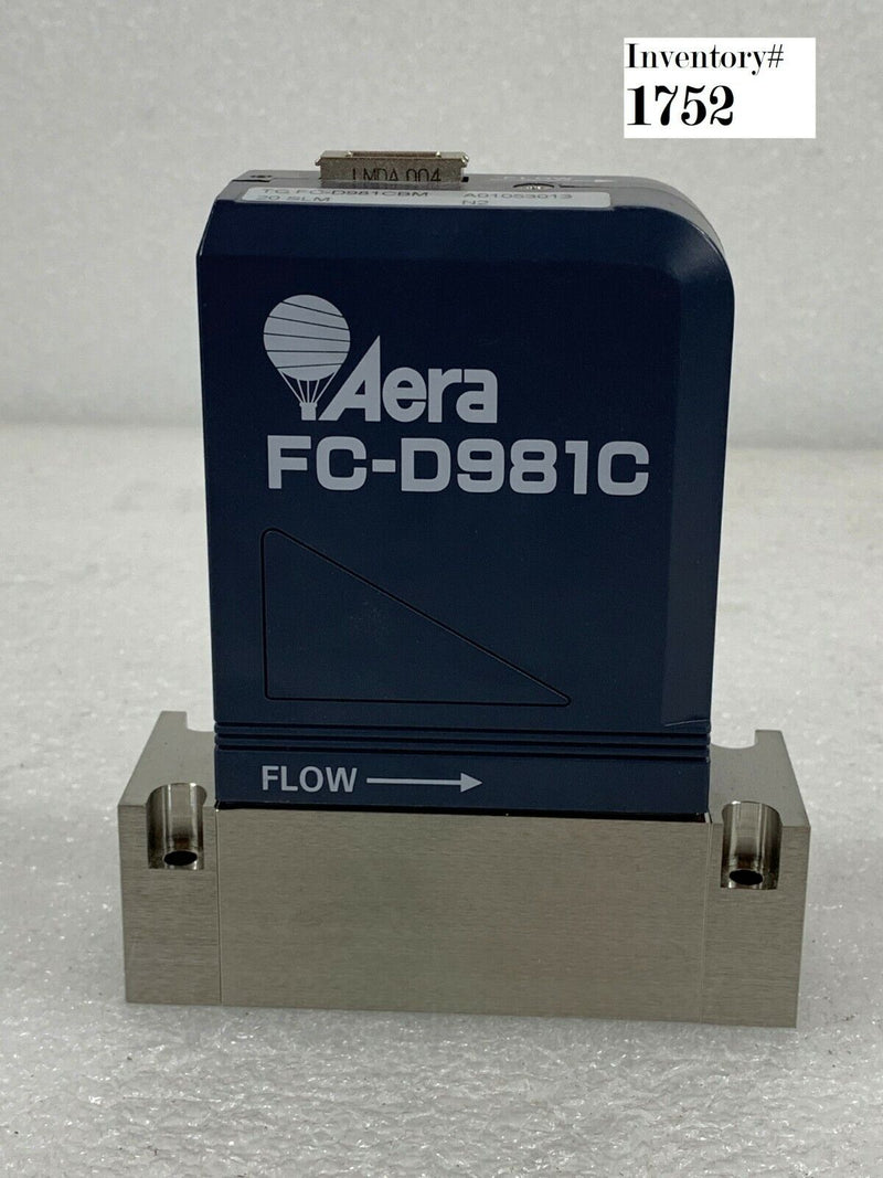 Aera FC-D981CBM D981C Mass Flow Controller 20 SLM N2 (Used Working, 90 Day Warra - Tech Equipment Spares, LLC
