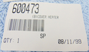 LAM Research 600473 Cover Heater *new surplus - Tech Equipment Spares, LLC