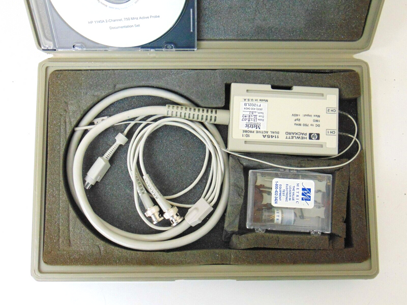 Hewlett Packard 1145A Dual Active Probe 10:1 *used working - Tech Equipment Spares, LLC