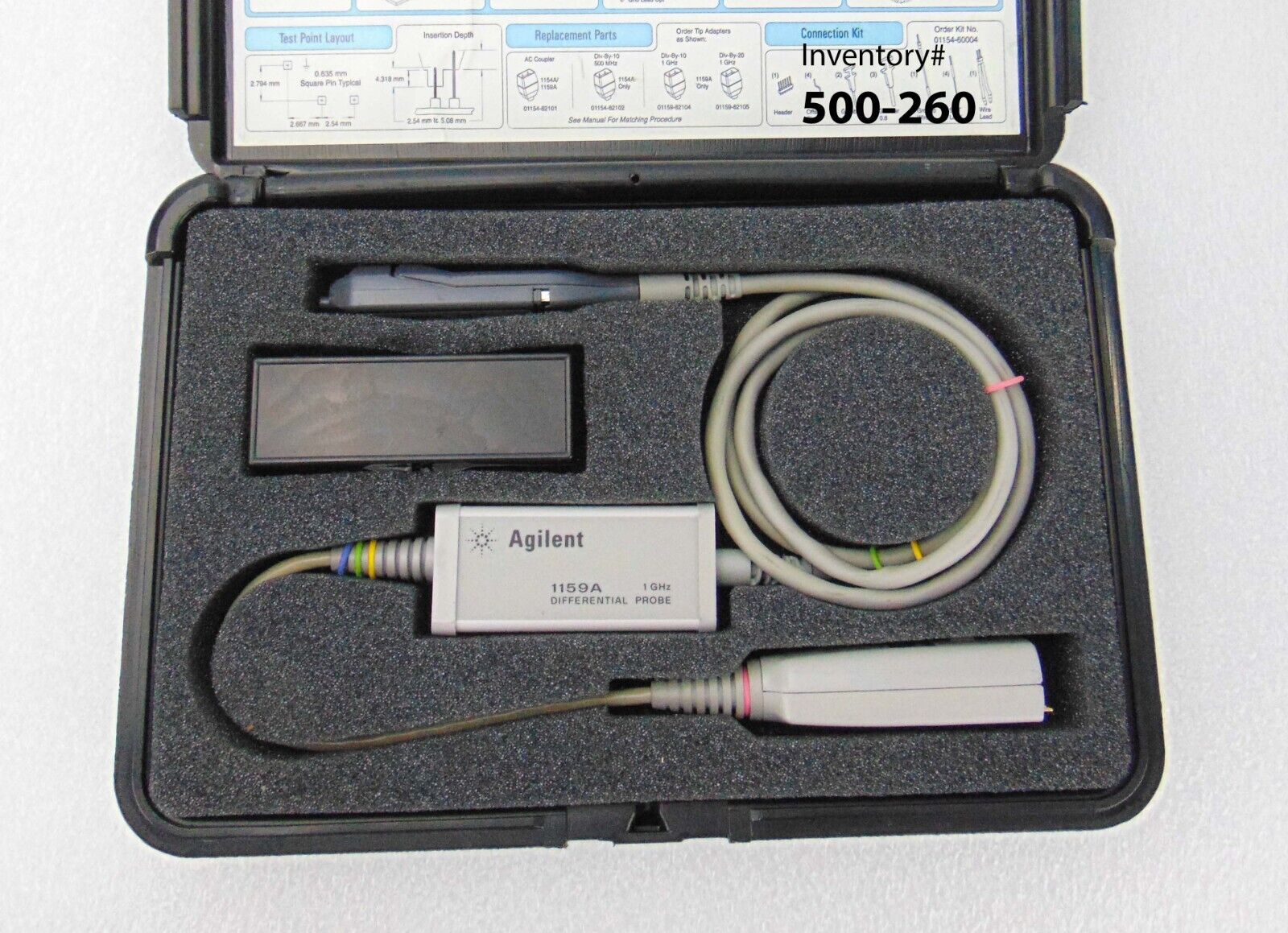 Agilent 1159A Differential Probe 1GHz *non-working | Tech Equipment ...