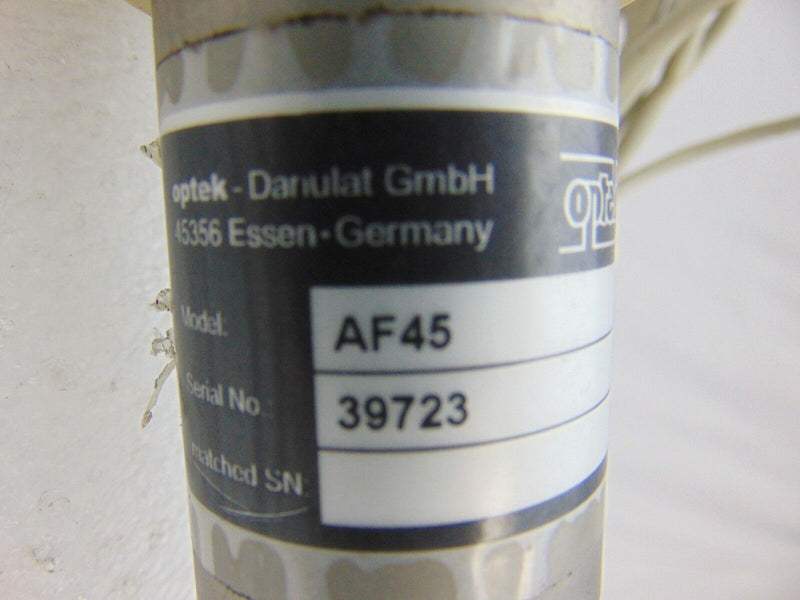 Optek Danulat P0-17767 AF45 UV Absorption Analyzer *used working - Tech Equipment Spares, LLC