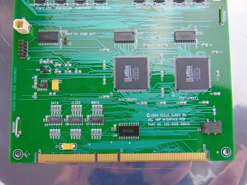 Asl Circui Veeco 205-030E-0004A ASL Interface ACE PCB Circuit Board *used working ...