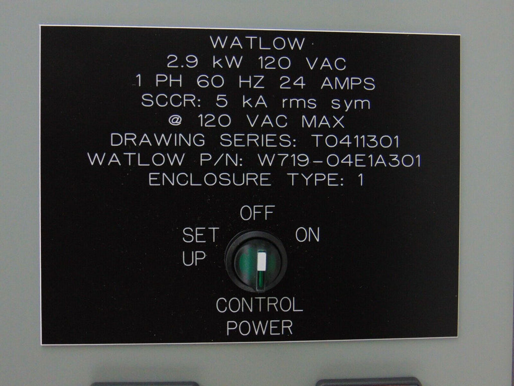 Watlow Humidity Control Sensor Watlow W719-04E1A301 Control Panel *new surplus– Tech Equipment Spares, LLC