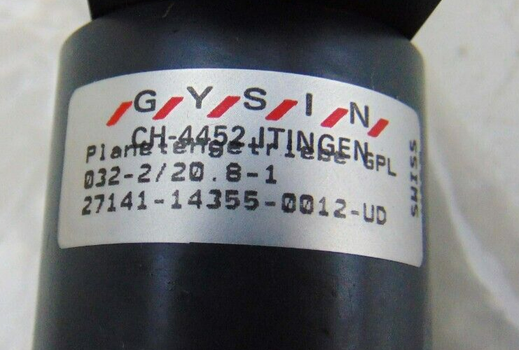 Gysin CH-4452 ITINGEN Motor Emoteq HS0100 27141-14355-0012-UD *new surplus - Tech Equipment Spares, LLC