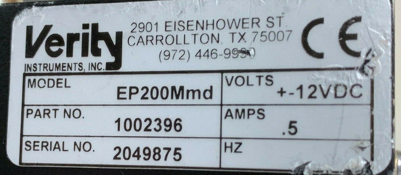 Verity EP200Mmd Monochromator Set *used working* - Tech Equipment Spares, LLC