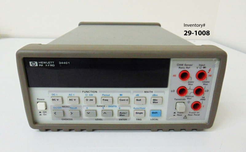 HP Hewlett Packard 34401A Digital Multimeter *used working - Tech Equipment Spares, LLC