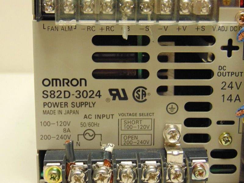 Omron S82D-3024 Power Supply *used working, 90-day warranty - Tech Equipment Spares, LLC