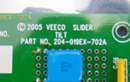 Veeco 204-019EX-702A Slider Tilt Circuit Board *used working - Tech Equipment Spares, LLC