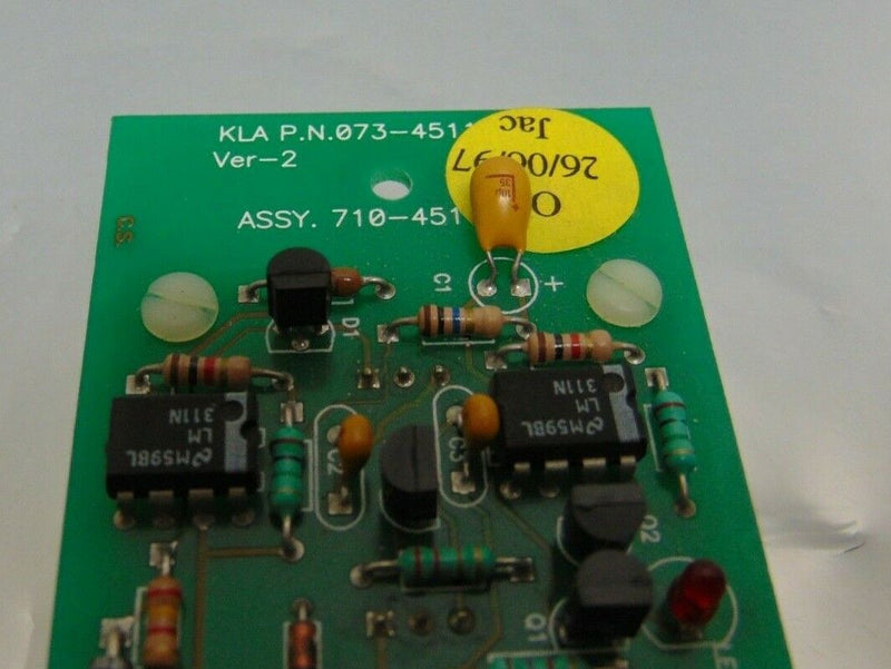 KLA Tencor 073-451126-00 710-451127-00 B Circuit Board KLA 5200 Inspection Tool - Tech Equipment Spares, LLC