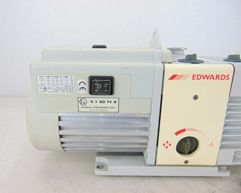 Edwards RV8 Pump, 220-240V *used tested working - Tech Equipment Spares, LLC