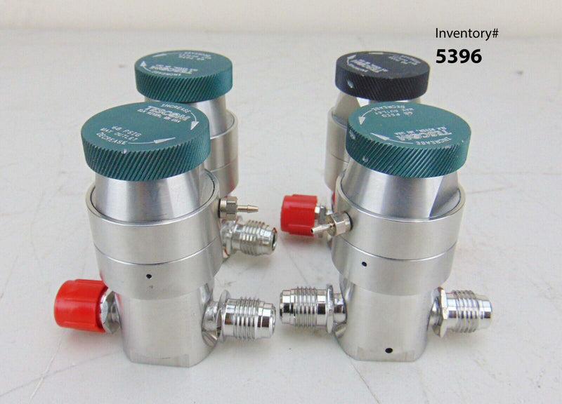 Tescom 24-2A16AA77-001 Regulator, lot of 4 (150 PSI Inlet, 60 PSIG Outlet) *used - Tech Equipment Spares, LLC
