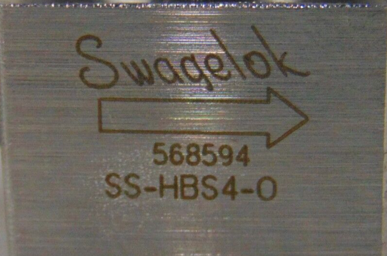 Swagelok SS-HBS4-O Stainless Steel Valve, lot of 2 *new surplus - Tech Equipment Spares, LLC
