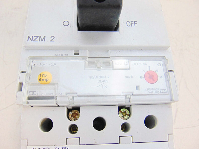 Moeller NZM 2 Circuit Breaker 175A 3 Pole *used working - Tech Equipment Spares, LLC