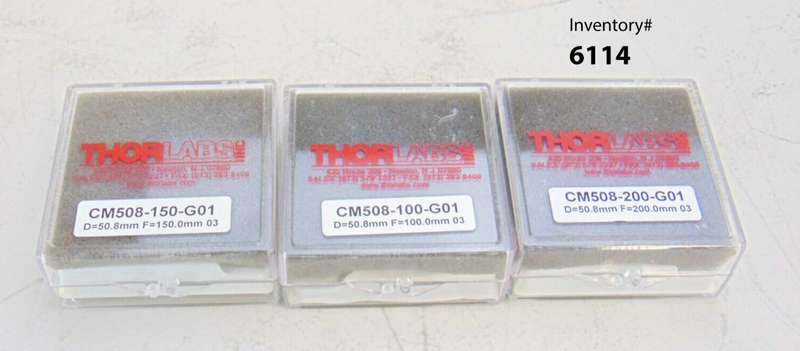 Thorlabs CM508-150-G01 Round Mirror, lot of 3 *new surplus - Tech Equipment Spares, LLC