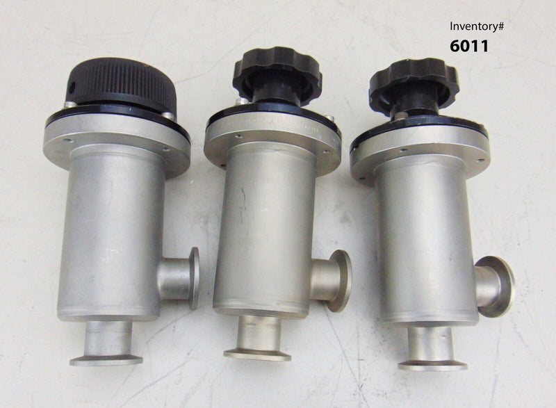 MKS HPS Angle Isolation Valve, KF-25, lot of 3* used working - Tech Equipment Spares, LLC