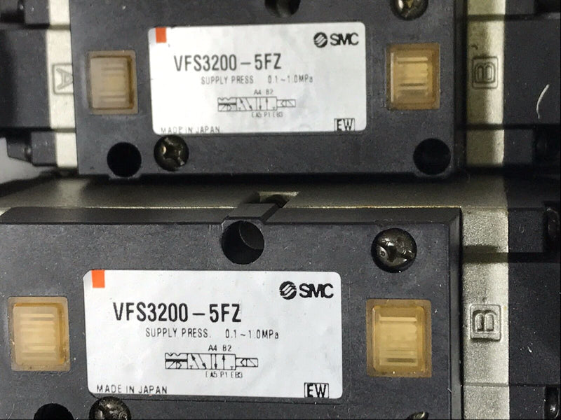 SMC VFS32000-5FA ARBF3050-B Pneumatic Manifold (used working) - Tech Equipment Spares, LLC