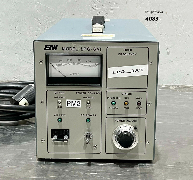 ENI LPG-3AT RF Generator 350W 450 KHZ *used tested working - Tech Equipment Spares, LLC