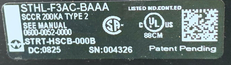 Watlow STHL-F3AC-BAAA STRT-BASE-DPF3 EZ Zone ST Control *Used Working - Tech Equipment Spares, LLC