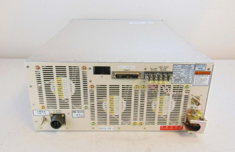Daihen XGA-18C RF Power Generator *untested, sold as-is - Tech Equipment Spares, LLC