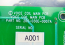 Veeco 209-030E-0007A Voice Coil Main PCB Circuit Board  *used working - Tech Equipment Spares, LLC
