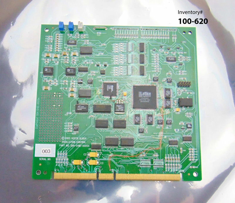 Veeco 204-019E-0005A Slider Oscillation Control Circuit Board *used working - Tech Equipment Spares, LLC