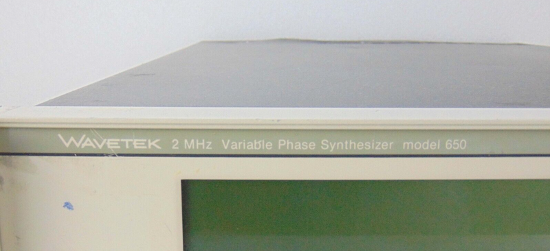 Wavetek 650 2 MHz Variable Synthesizer *untested - Tech Equipment Spares, LLC