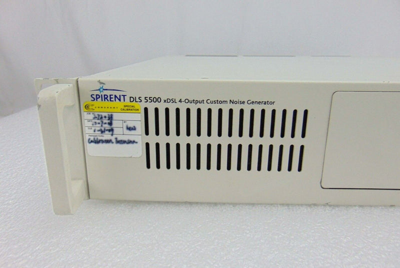Spirent DLS-5500 xDSL 4-Output Custom Noise Generator *used working - Tech Equipment Spares, LLC