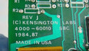 Kensington 4000-60010 SBC Rev J PCB Circuit Board *used working - Tech Equipment Spares, LLC