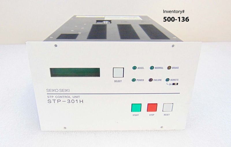 Seiko Seiki SCU-301H STP-301H Control Unit Turbo Pump Controller *tested working - Tech Equipment Spares, LLC
