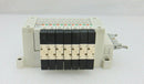 SMC VV5011-08-DAJ00155 VQ1200Y-5-X35 VQ1300Y-5 VVQ1000-10A-1 Manifold 8 solenoid - Tech Equipment Spares, LLC