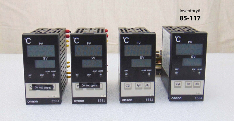 Omron E5EJ-A2HB ESEJ-A2H02 Temperature Controller, lot of 4 *used working - Tech Equipment Spares, LLC